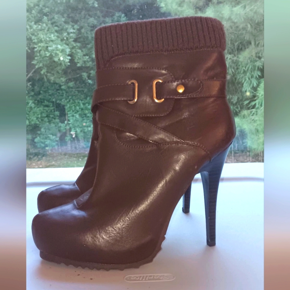 Charlotte Russe High Heel Boots